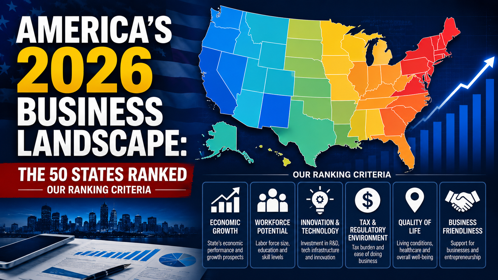America's Top States for Business 2026: How We Rank All 50 States