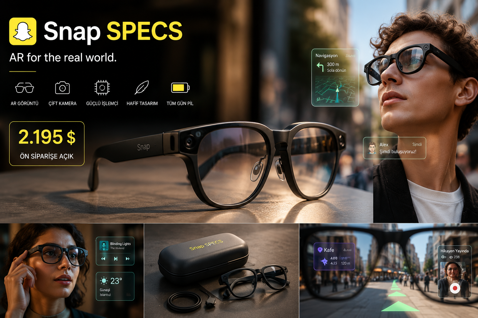 Snap SPECS Launched: A $2,195 Lightweight AR Glasses That Packs a Punch