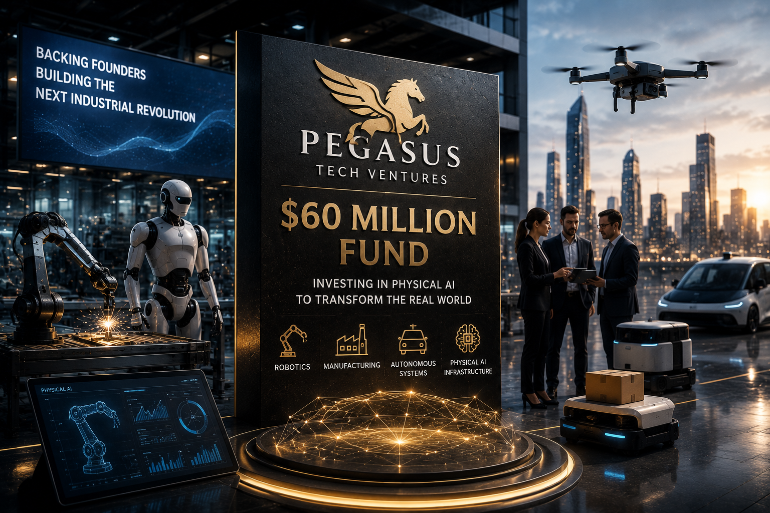 Pegasus Tech Ventures Launches $60M Fund to Power the Next Wave of Physical AI Startups