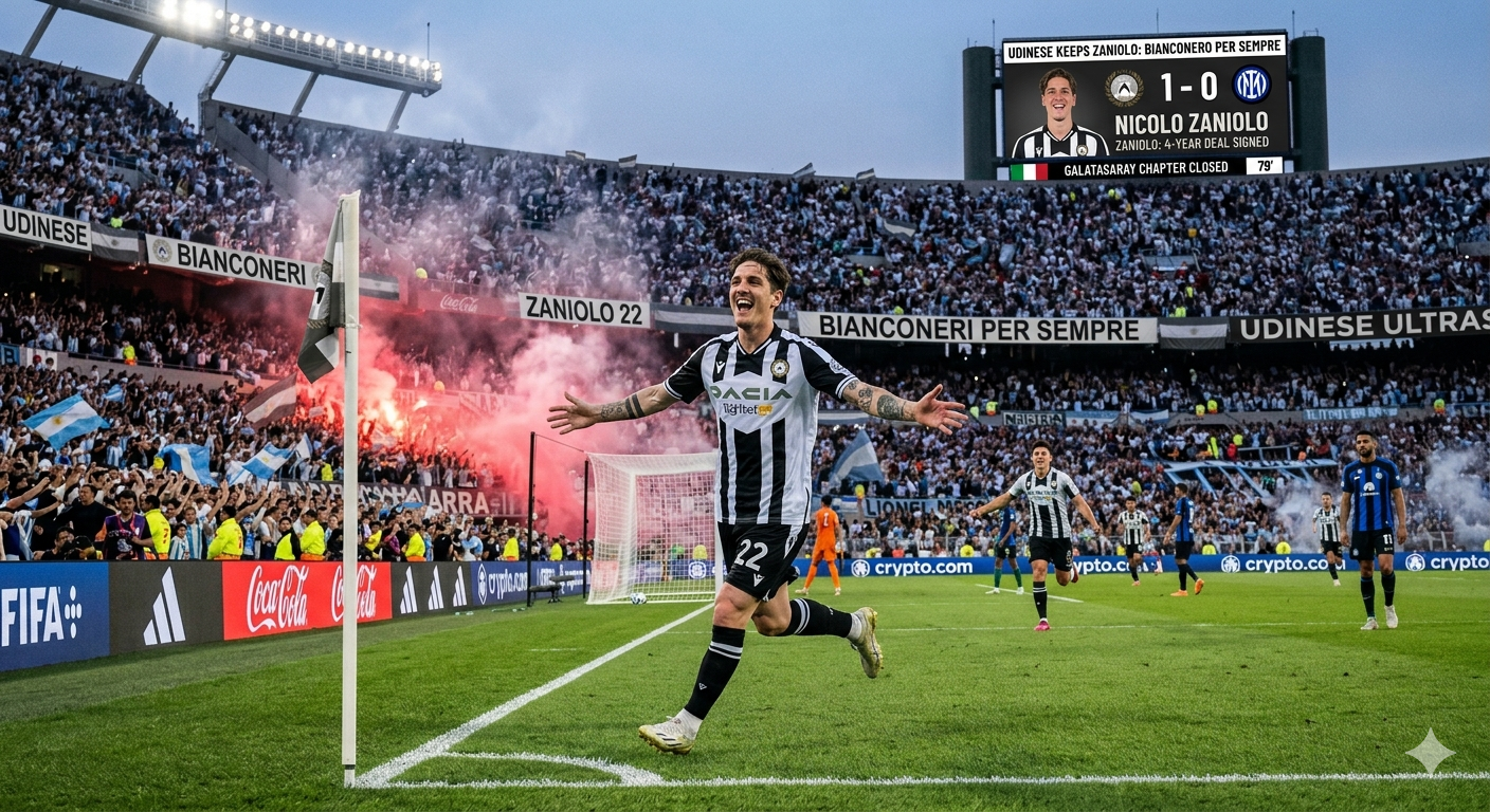 Zaniolo Stays in Italy: Udinese Secures Permanent Deal After Galatasaray Spell