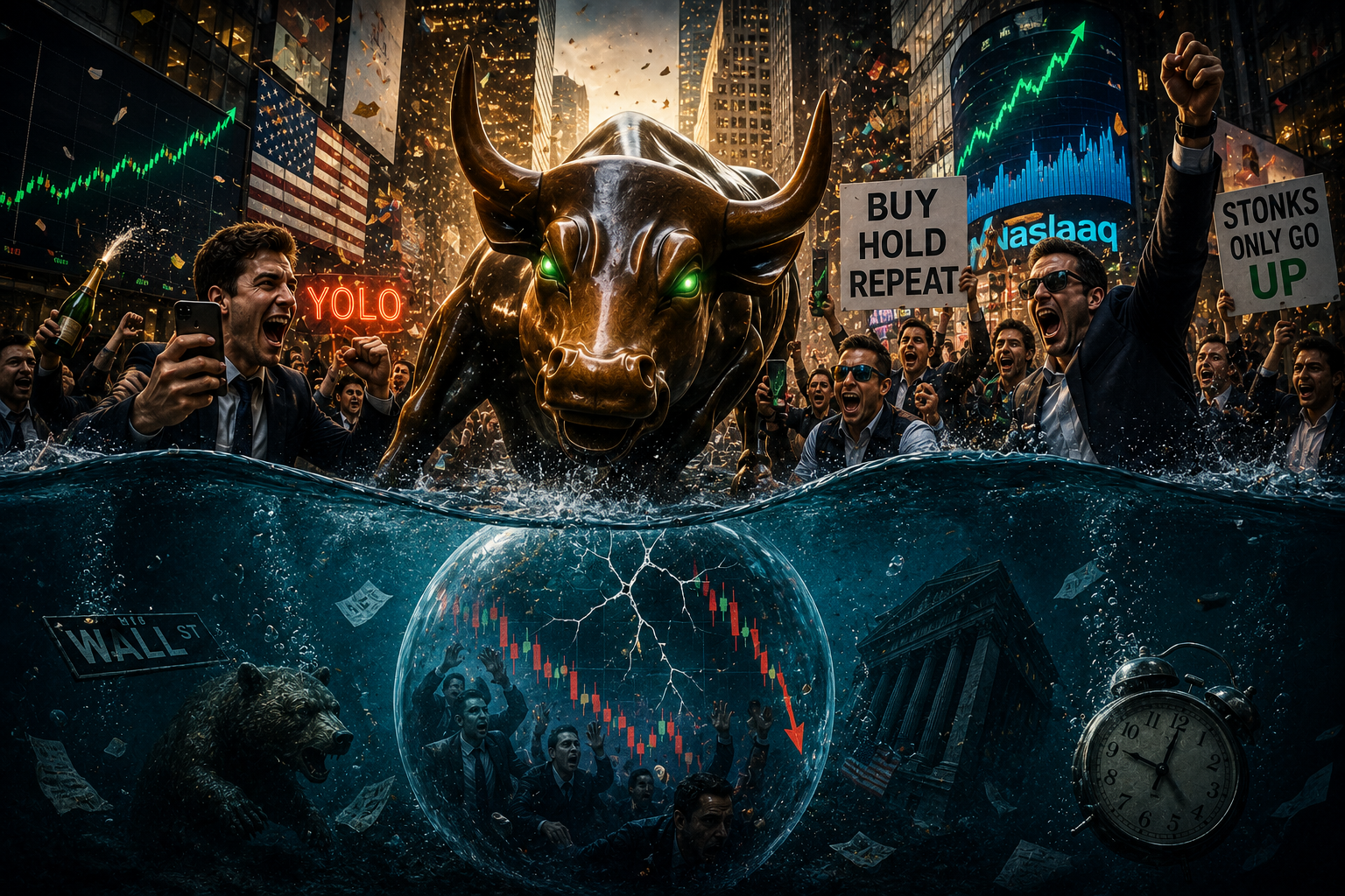America’s Bull Market Enters Manic Phase: How Close Is the Bubble to Bursting?